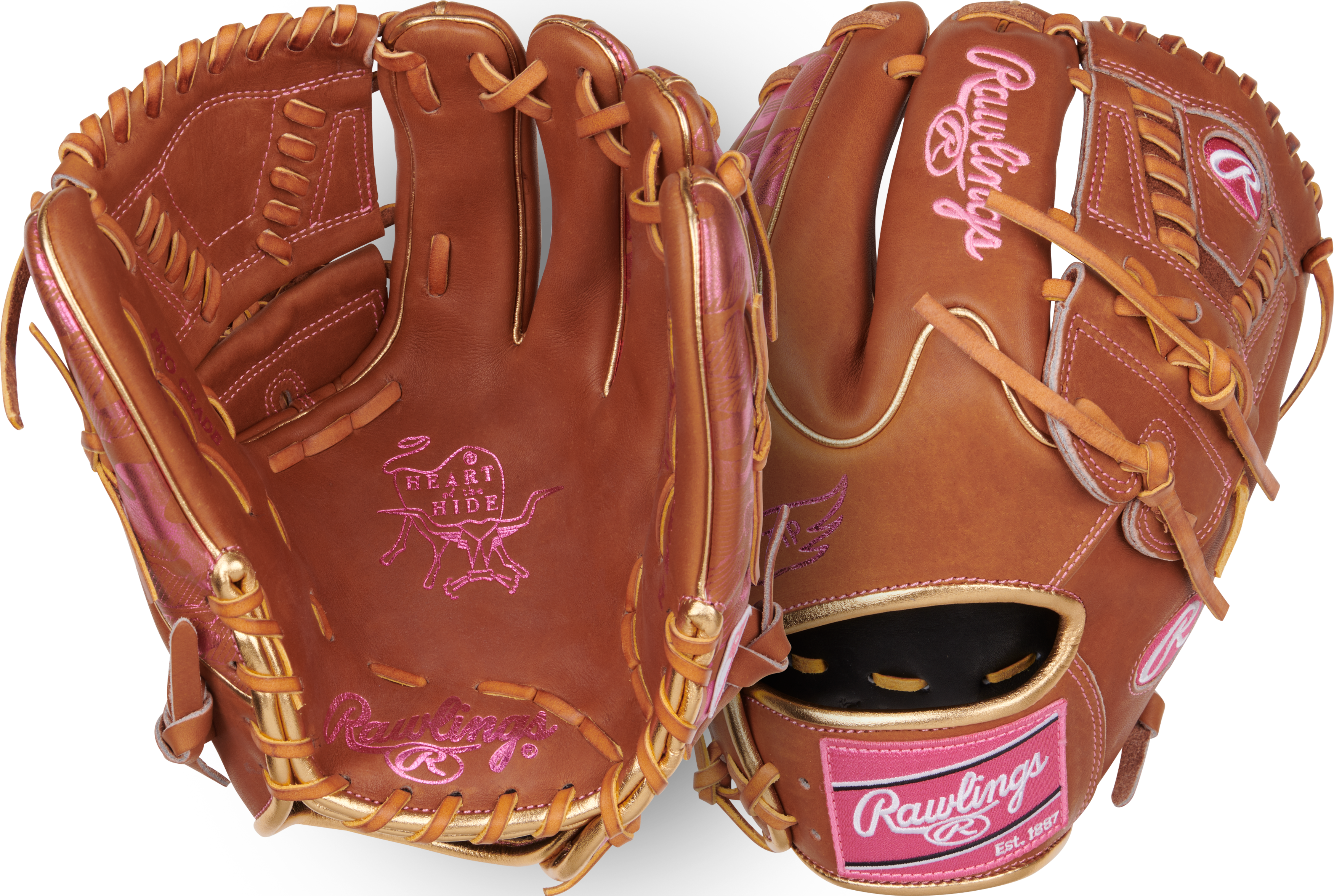 Rawlings ColorSync 9.0 Heart of the Hide PRO205W 30GB Pitcher's Baseball Glove 11.75