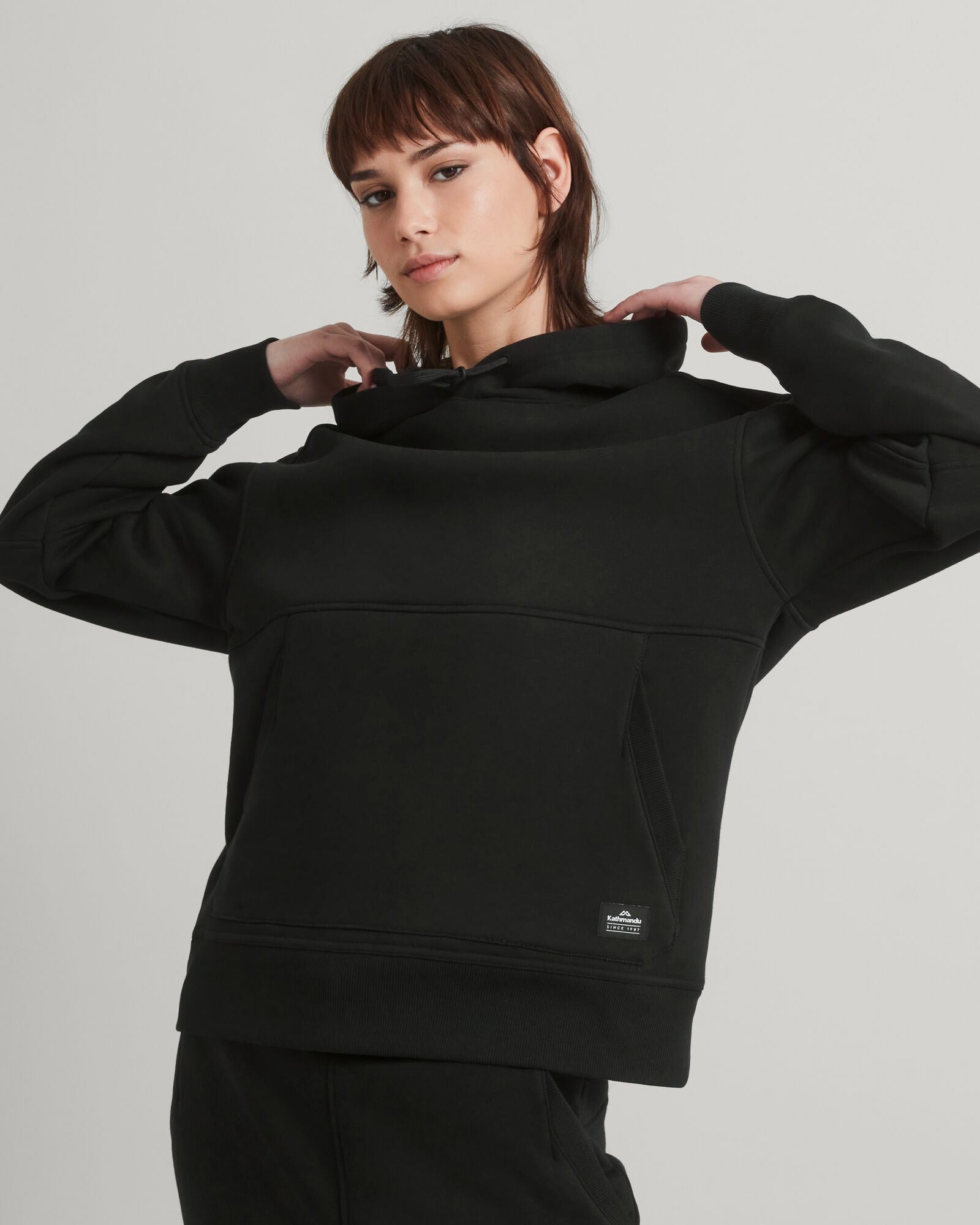 ANY Time Sweats Hoodie - Black | Cozy Pullover Sweatshirt for Men & Women | Perfect for Casual Wear, Lounging & Outdoor Activities