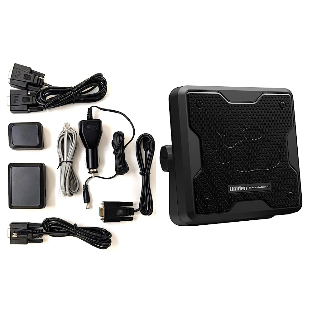 Uniden BC-SGPS Universal GPS Receiver Module Kit for Scanners & CB Radios with 20W External Speaker - Perfect for Trucking, Emergency Response & Off-Road Navigation