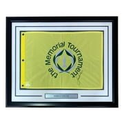 Authentic Jordan Spieth Signed Framed The Memorial Tournament Golf Flag with JSA COA - Perfect for Golf Memorabilia Collections, Man Cave Decor & Sports Fan Gifts