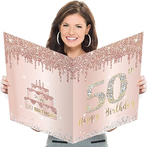 Pink Rose Gold 50th