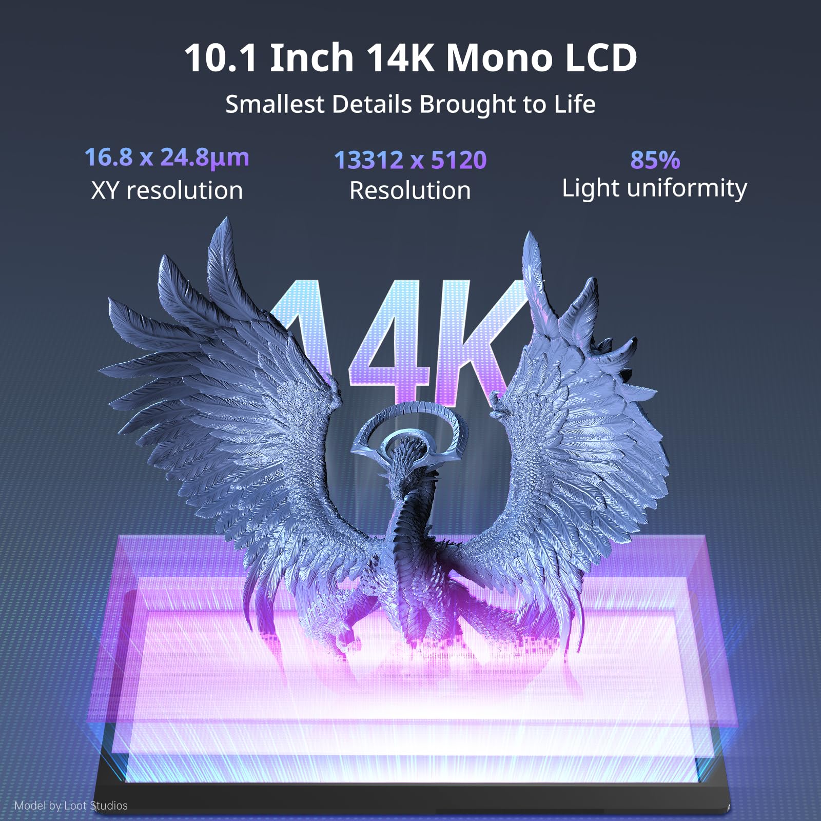 ANYCUBIC Photon Mono M5s Pro 14K Resin 3D Printer - 10.1