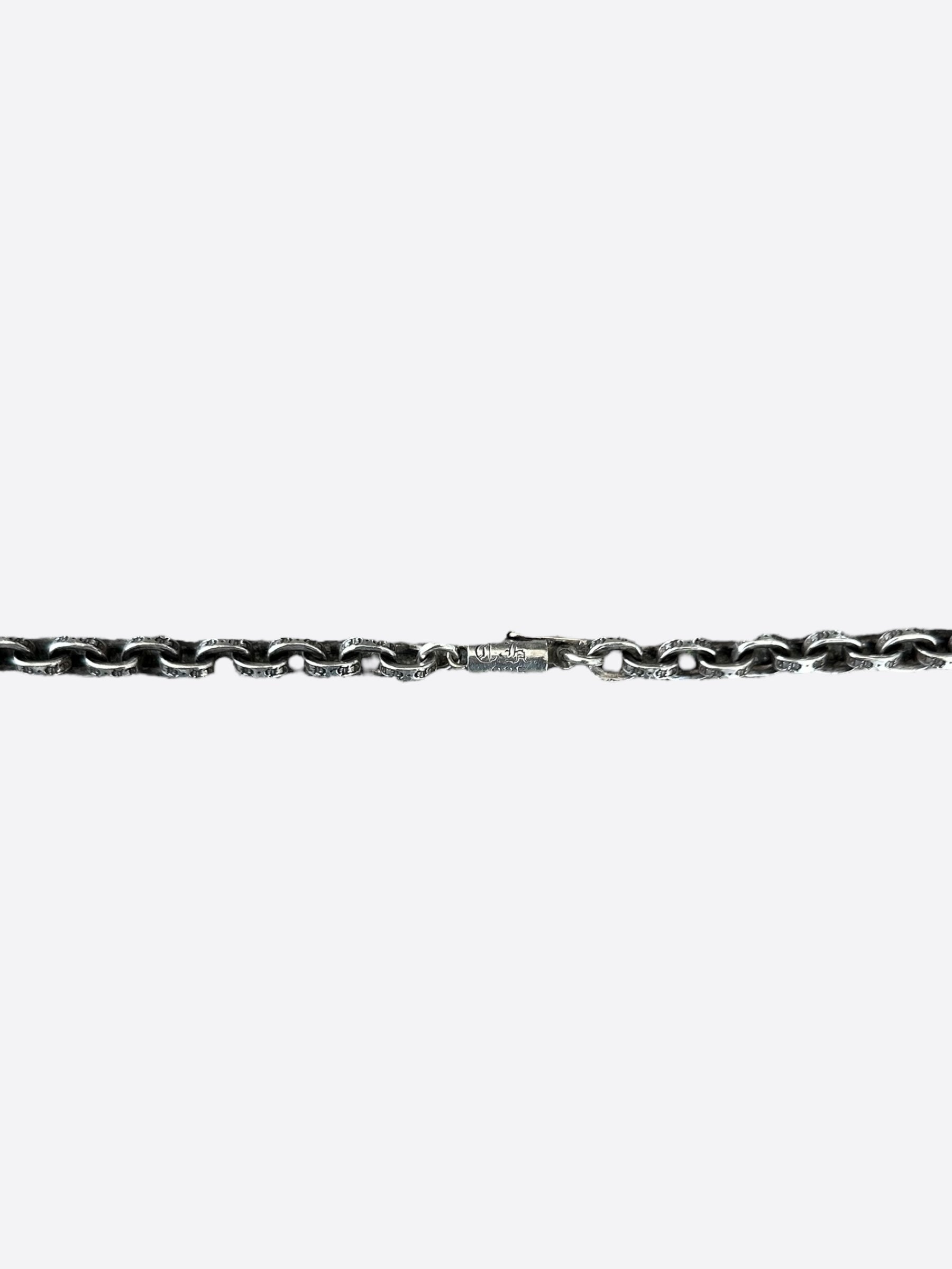 Chrome Hearts Silver Paperchain Necklace for Women - Sterling Silver Gothic Jewelry for Everyday Wear & Special Occasions