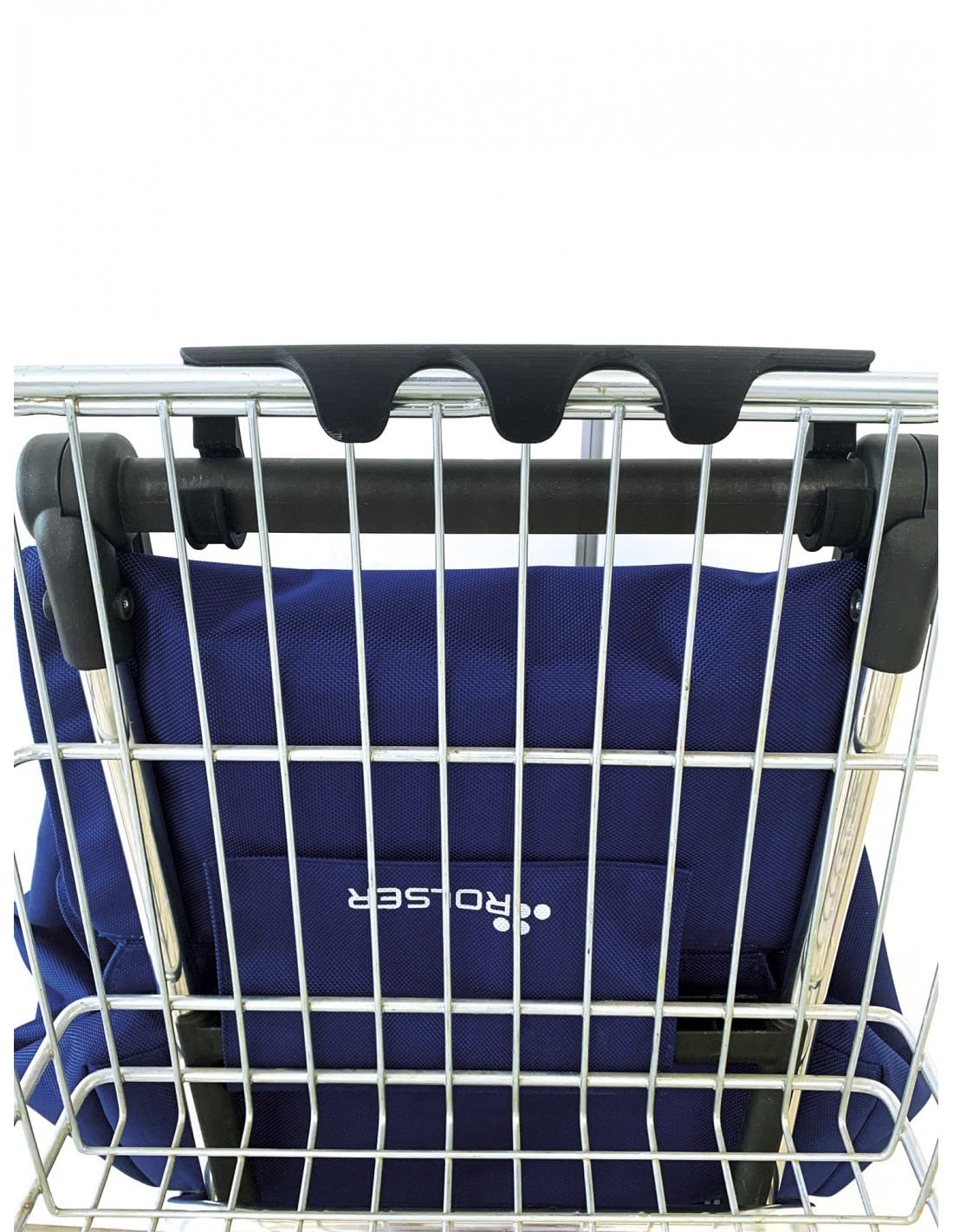 Rolser I-Max MF 4 Wheel Foldable Shopping Cart - Light Blue | Collapsible Grocery Trolley for Supermarket, Travel & Outdoor Use