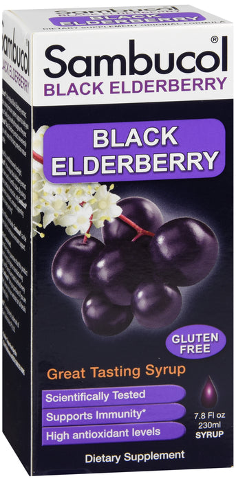 Sambucol Black Elderberry Gummies for Kids & Adults - Immune Support Supplement with Vitamin C & Zinc - Great for Cold & Flu Season, Travel, and Daily Wellness