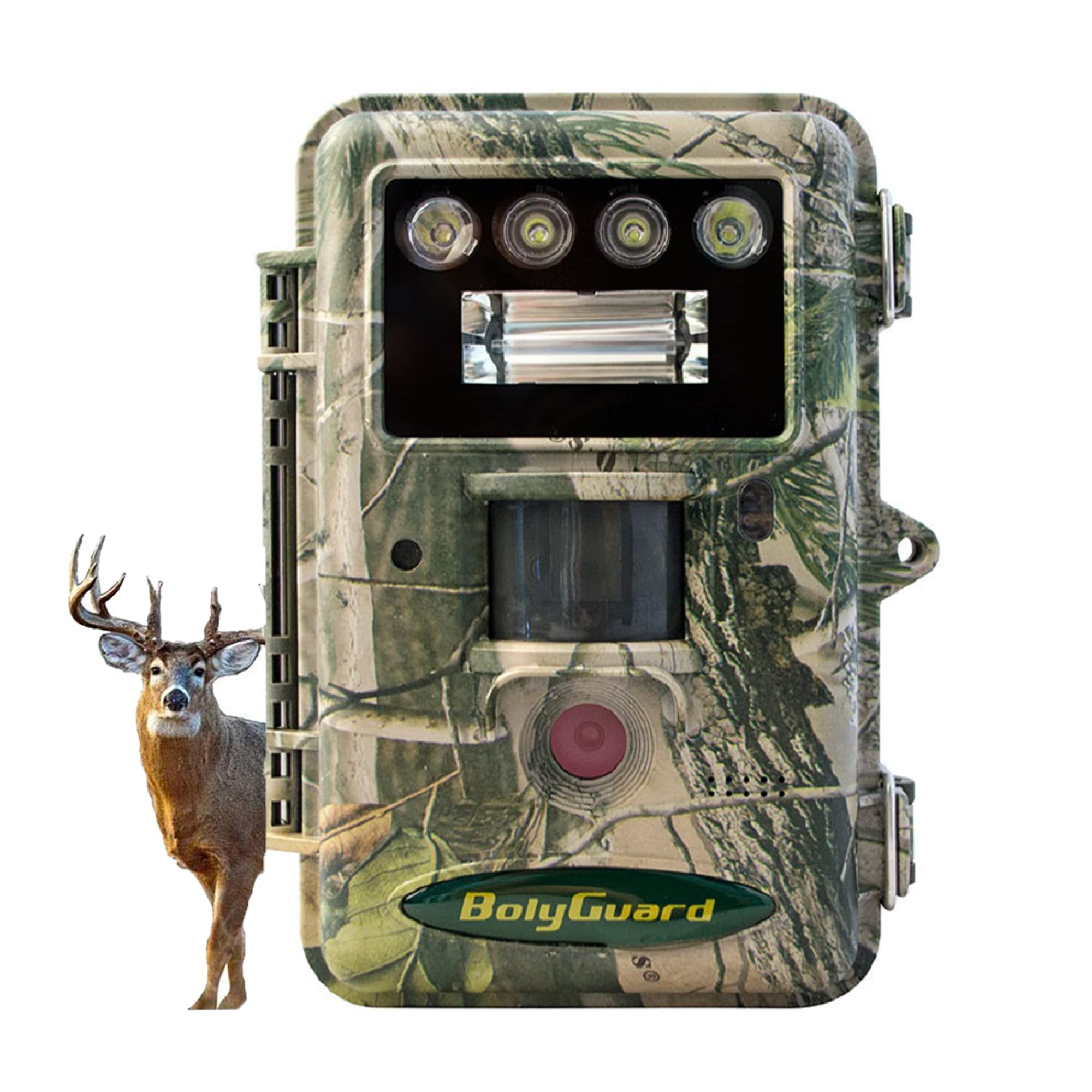 36MP Trail Game Camera with 1080P HD Video & Xenon Flash - Night Vision Hunting Camera for Wildlife Scouting, Motion Detection, Outdoor Security (Perfect for Hunting, Wildlife Monitoring & Home Surveillance)