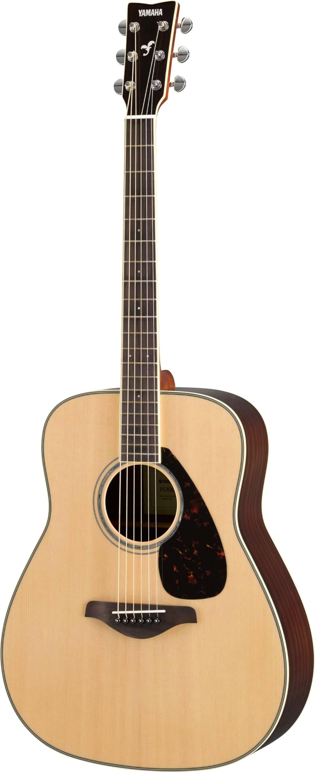 Yamaha FG840 Solid Top Acoustic Guitar with Flamed Maple Back & Sides - Perfect for Beginners, Professionals & Live Performances