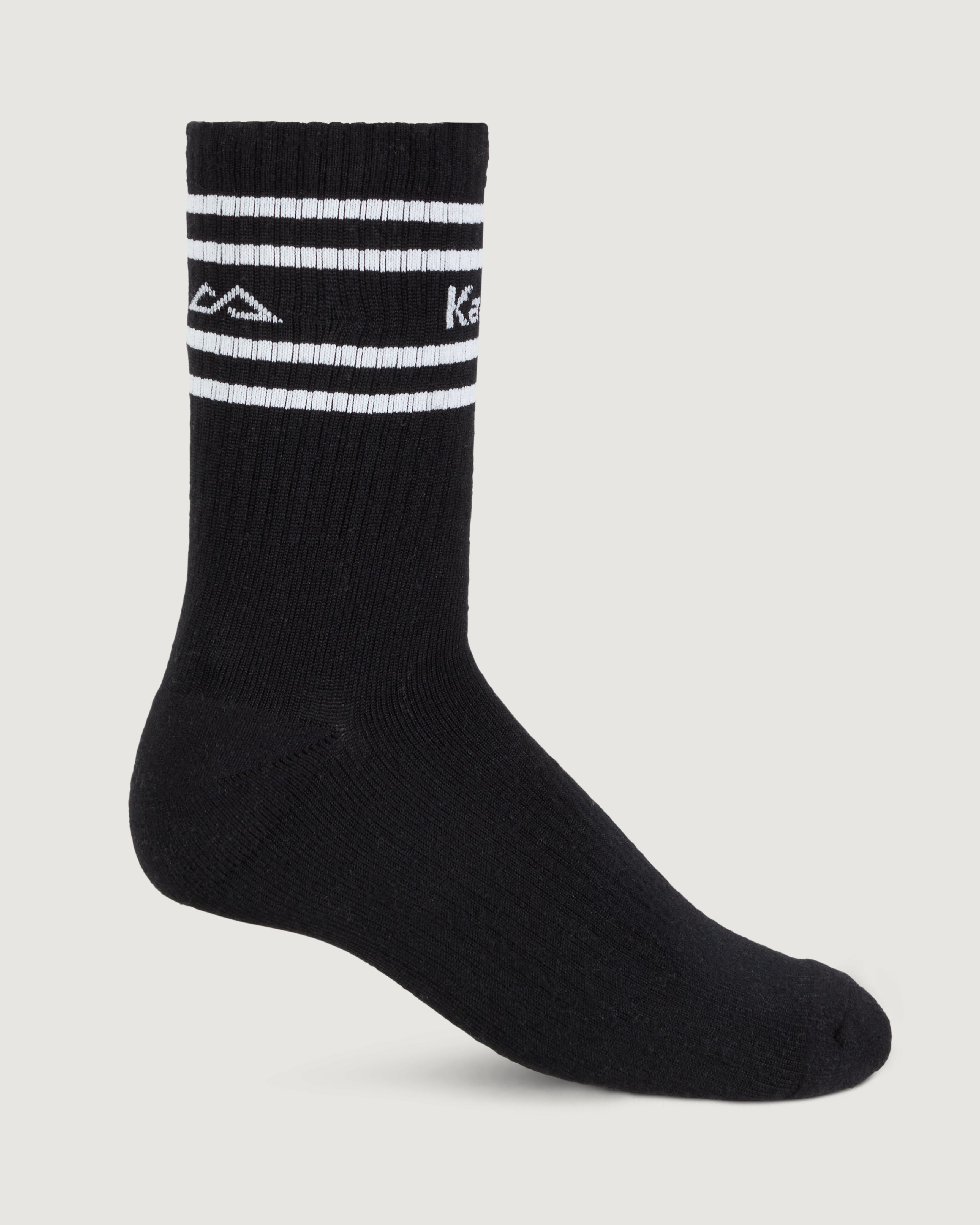 NuYarn Unisex Tube Socks - Black | Comfortable Cotton Ankle Socks for Men & Women | Perfect for Running, Hiking & Everyday Wear