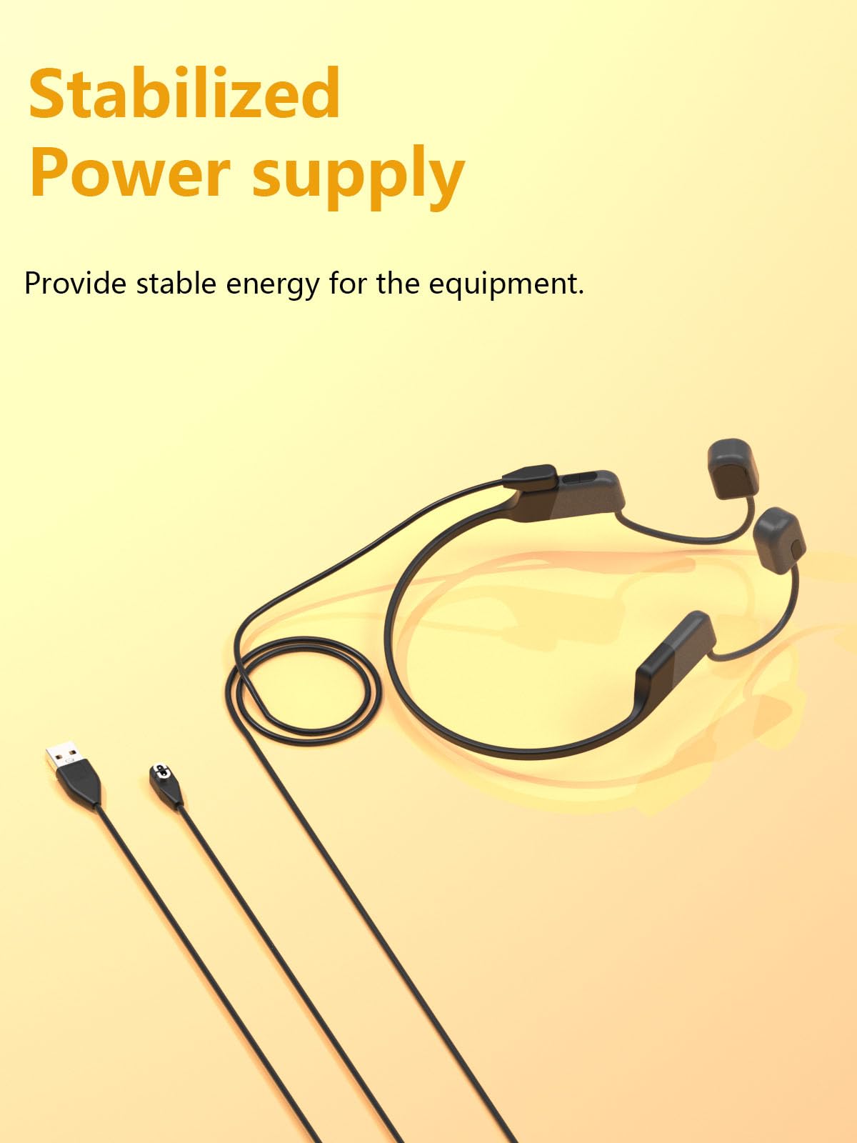 2 Pack Magnetic USB Charging Cable for Shokz OpenRun Pro/OpenRun Mini/OpenComm - Compatible with Aftershokz Aeropex AS800 Bone Conduction Headphones | Perfect for Workouts, Running & Outdoor Activities
