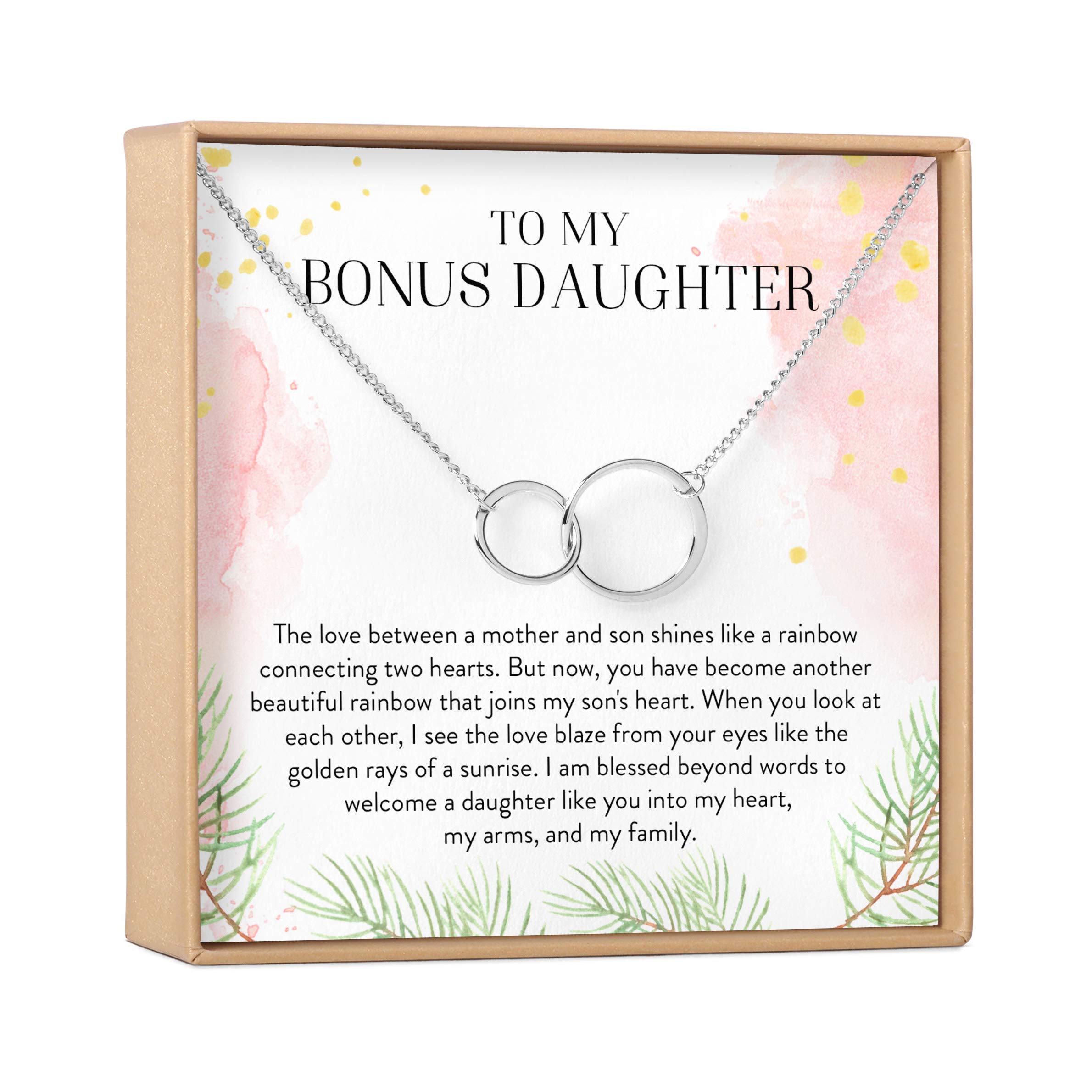 Heartfelt Daughter-In-Law Necklace Gift Set with Greeting Card - Perfect Birthday, Anniversary & Holiday Present for Her | Jewelry Gift for Special Occasions & Family Celebrations