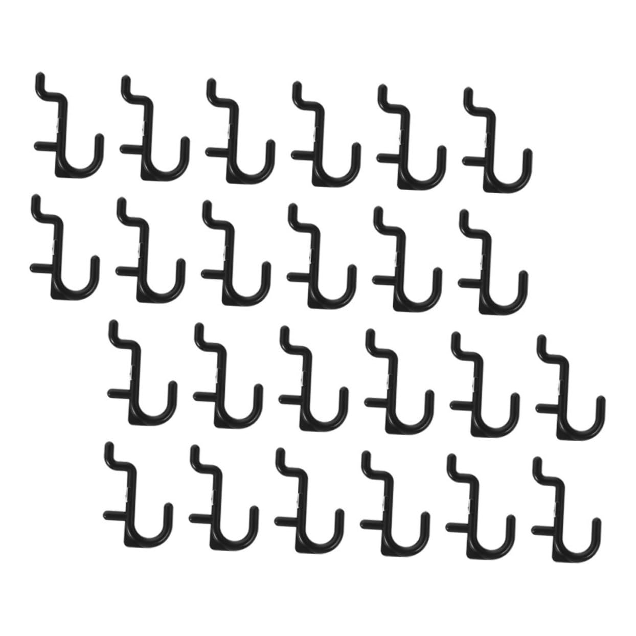 CATIEBYE 40pcs Plastic Pegboard Hooks for Tools - Heavy Duty Garage Storage Hooks, Wall Mount Organizer for Workshop & Home DIY - Perfect for Tool Organization, Garage Shelving and Wall Storage Systems