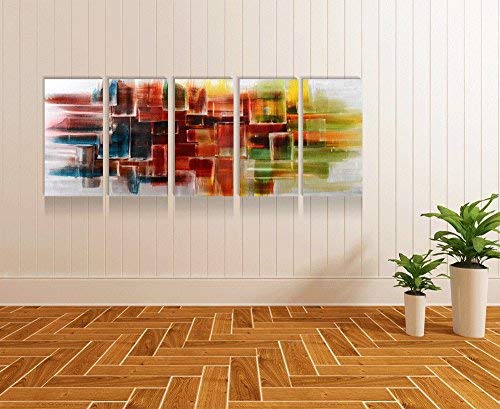 Abstract Metal Wall Art - Handcrafted Aluminum Modern Wall Decor for Living Room, Bedroom & Kitchen - Large Contemporary Home Accent for Stylish Interior Design