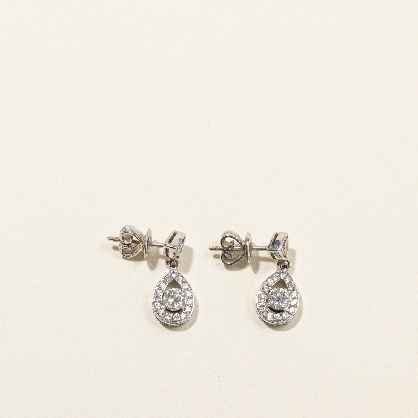 1.02ctw Diamond Drop Dangle Earrings for Women - Elegant Wedding, Party & Evening Jewelry Gift