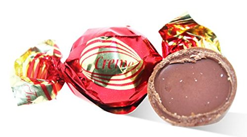 Premium Milk Chocolate Truffles with Hazelnut Filling - 1.25 Lbs Gourmet Gift Box | Valentine's Day, Christmas Gifts & Party Desserts