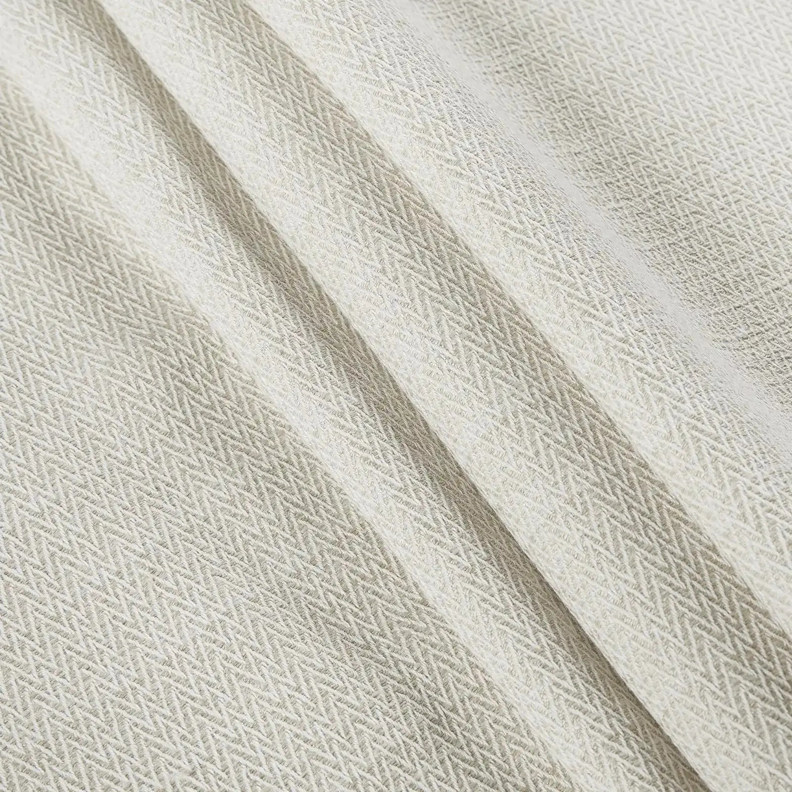 Lydia Swallow Jacquard Pleated Curtains - Elegant Window Treatments for Living Room, Bedroom & Dining Room Decor