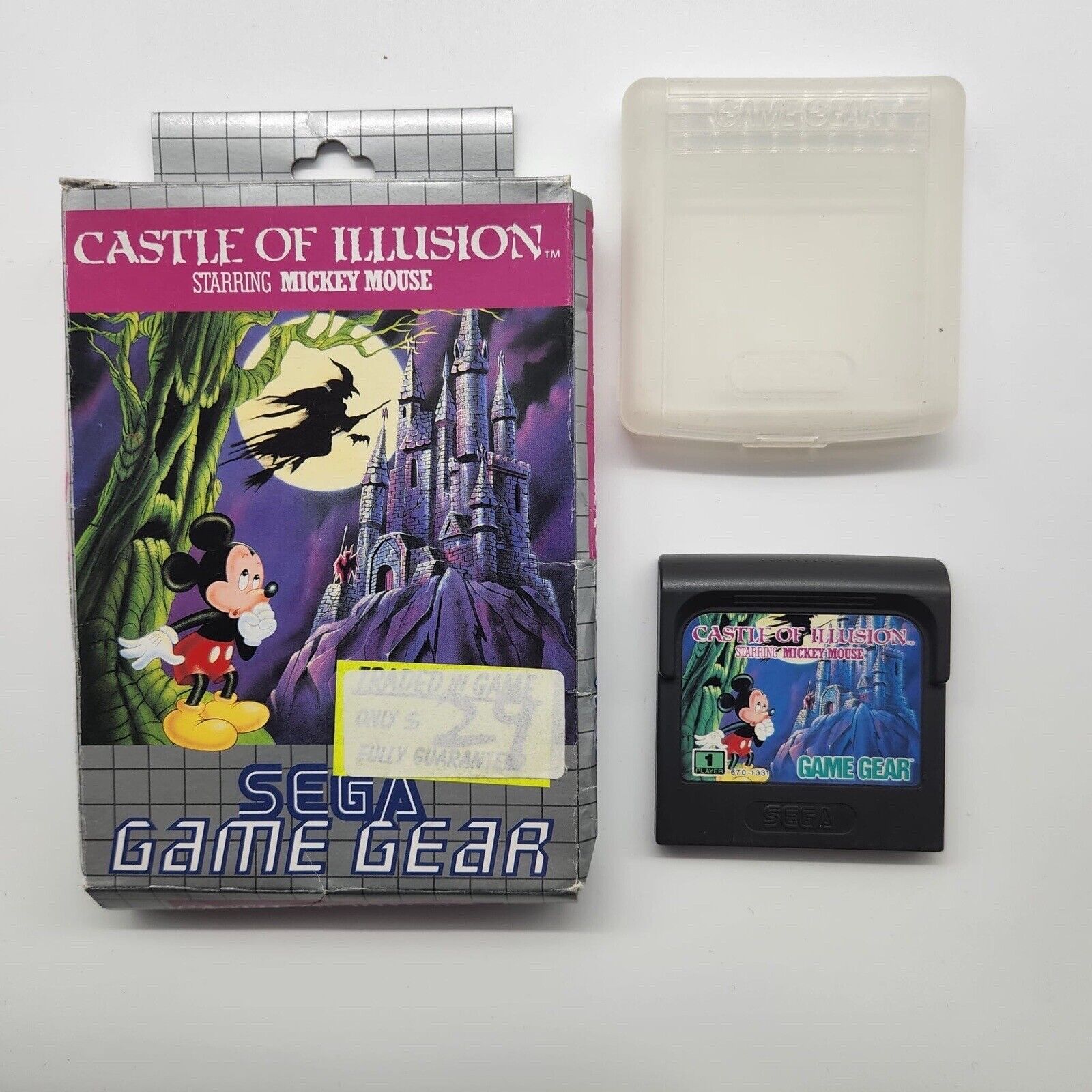 Castle Of Illusion Starring Mickey Mouse - Sega Game Gear Retro Video Game (Boxed) - Perfect for Collectors & 90s Gaming Nostalgia