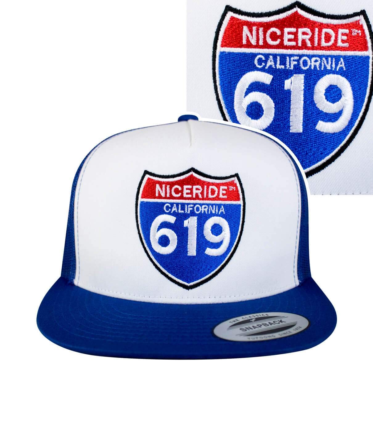 Interstate 619 Trucker Classic Snapback Baseball Cap for Men - Adjustable Mesh Back Hat for Driving, Outdoor Activities & Casual Wear