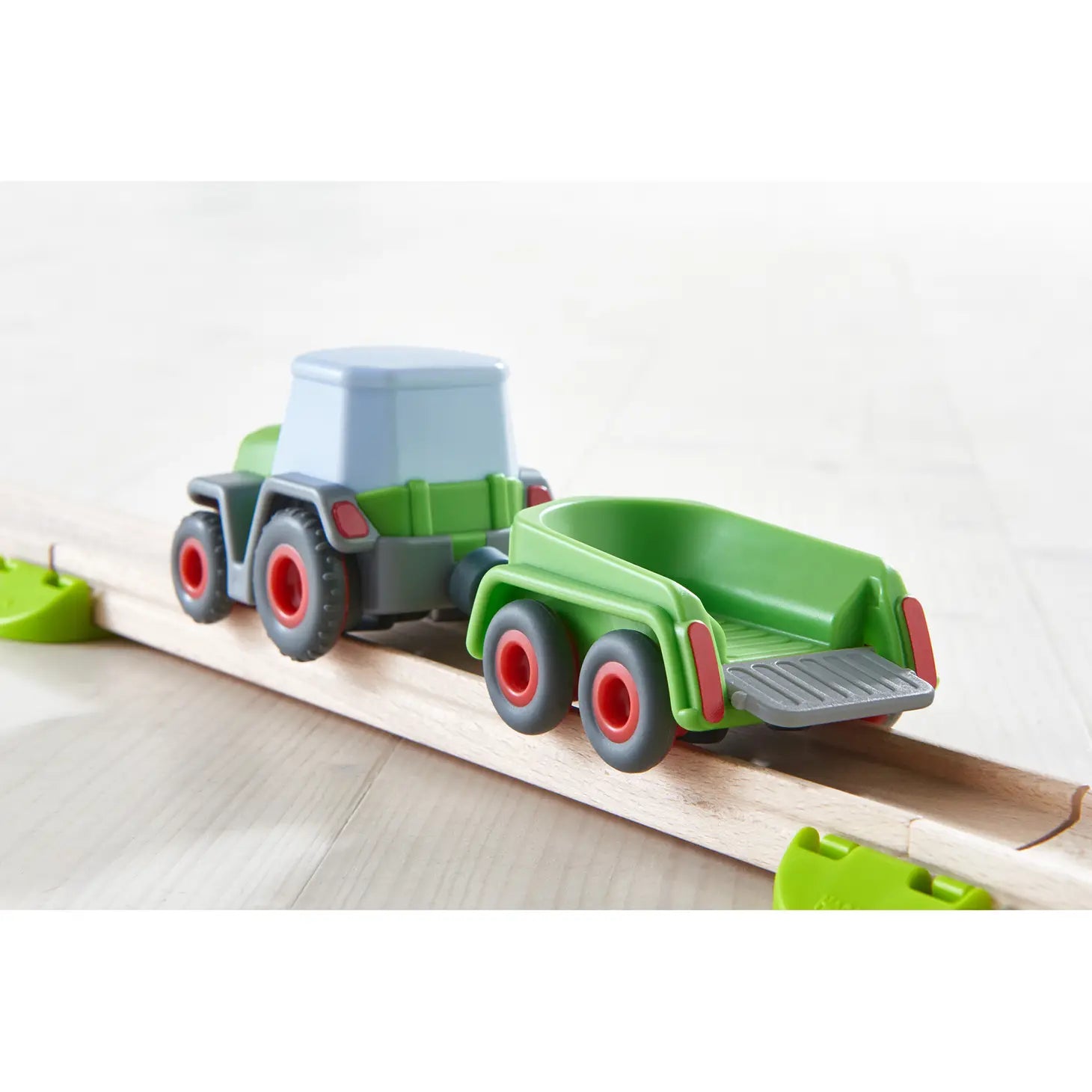 Kullerbu Tractor Toy with Detachable Trailer - Farm Vehicle Playset for Kids | Pretend Play, Outdoor & Indoor Fun, Early Learning Development