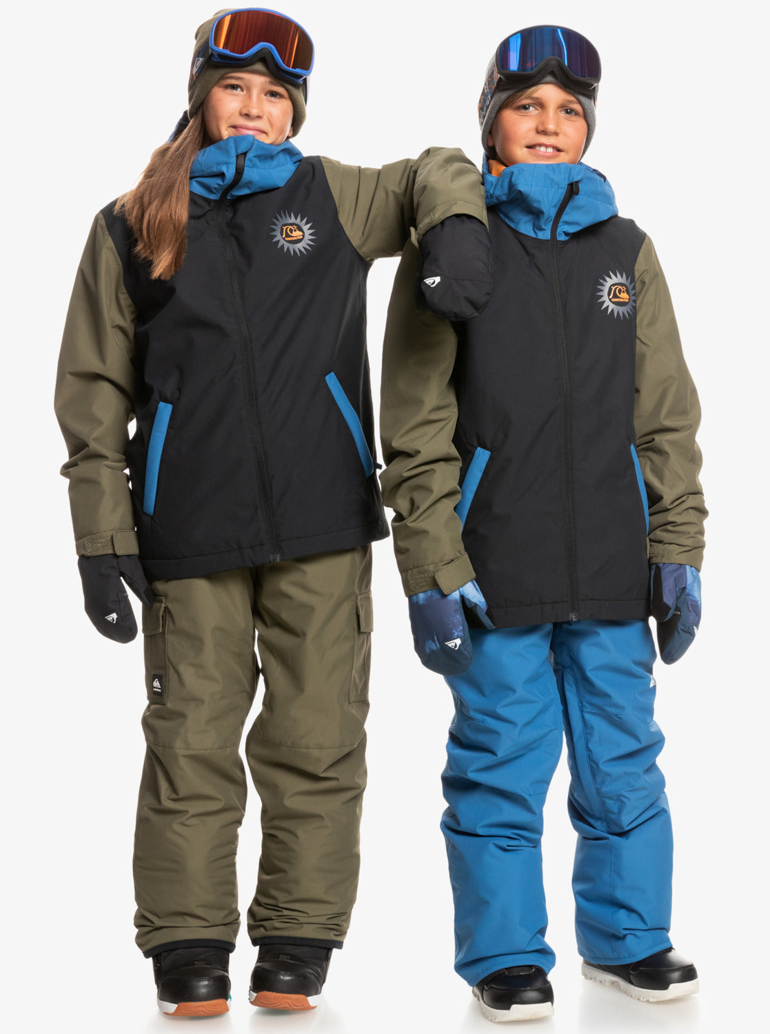 Quiksilver Snow In The Hood Waterproof Snowboard Jacket with 10K Waterproof Rating - Perfect for Skiing, Snowboarding & Winter Outdoor Adventures