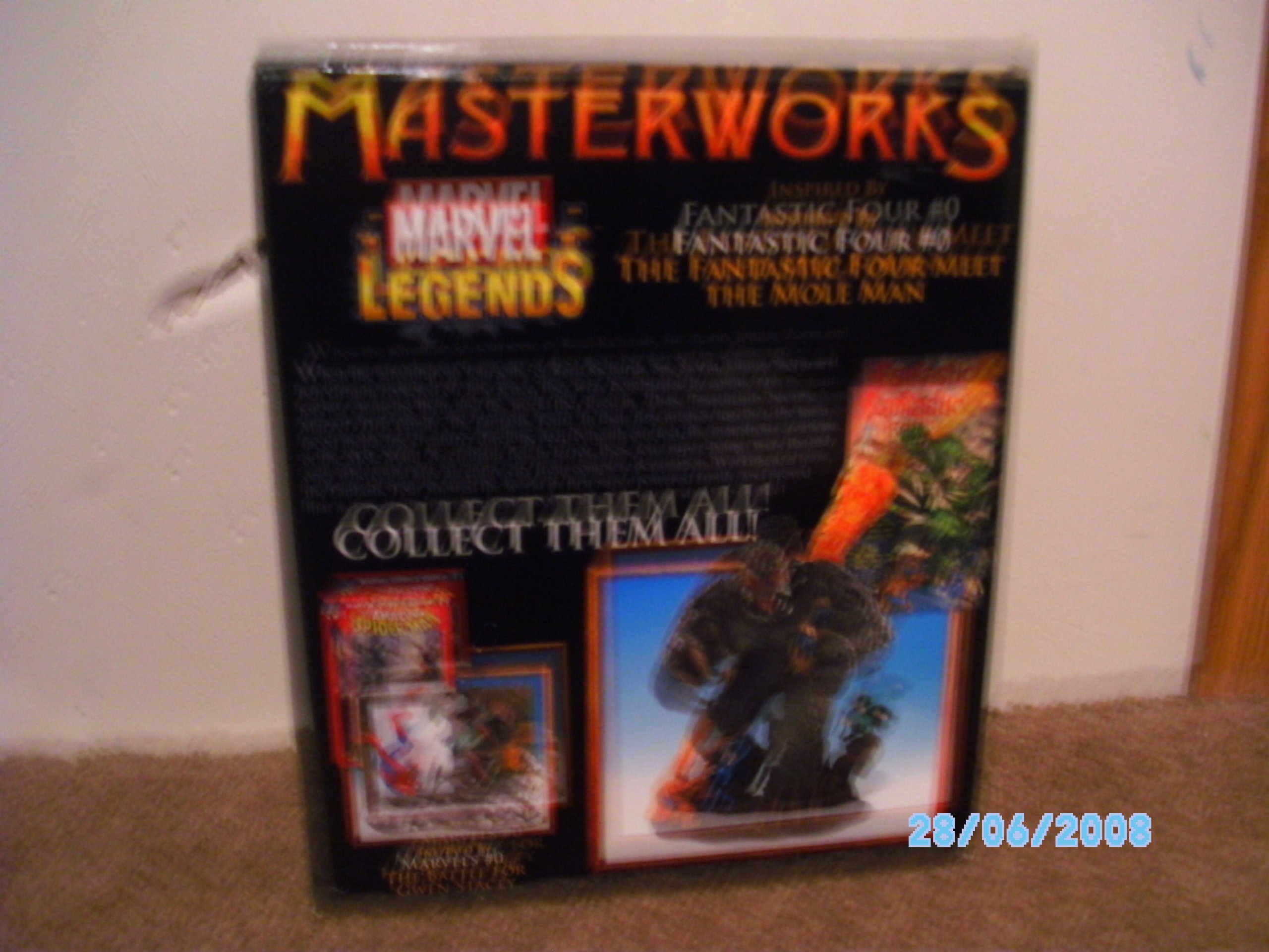 Legends Masterworks Fantastic Four Action Figures - Collectible Marvel Superheroes for Display & Play | Perfect for Comic Fans & Toy Collectors
