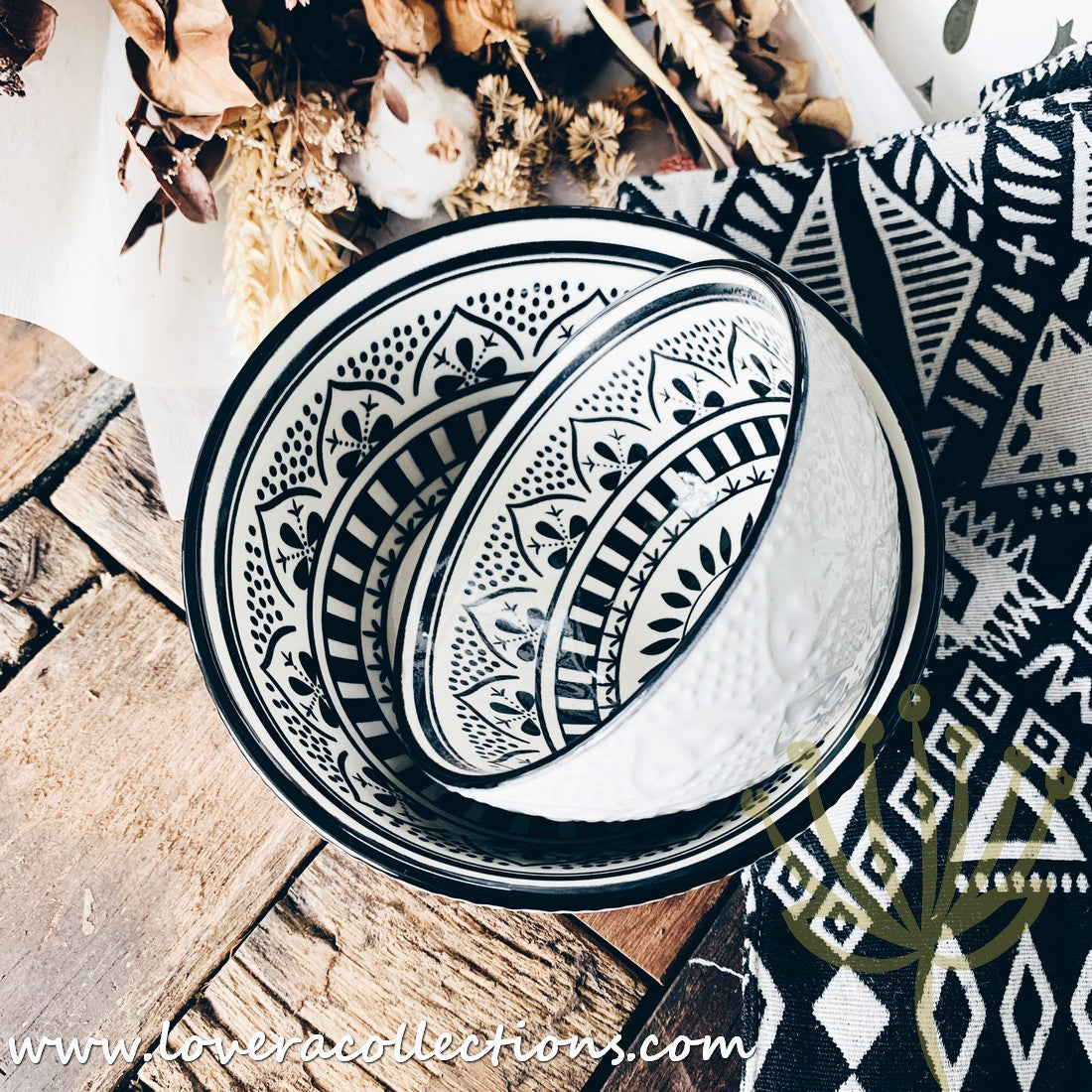 Bohemian Embossed Dinnerware Set - 50% Off + Buy 1 Get 1 Free - Perfect for Boho Chic Dining, Wedding Registry & Home Decor