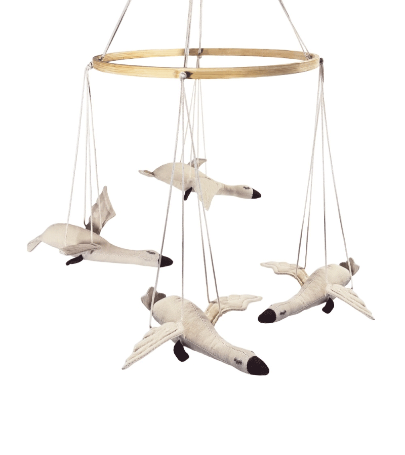 Egmont Geese Mobile - Adorable Nursery Decor for Baby Cribs & Playrooms | Perfect for Newborn Gifts & Infant Development