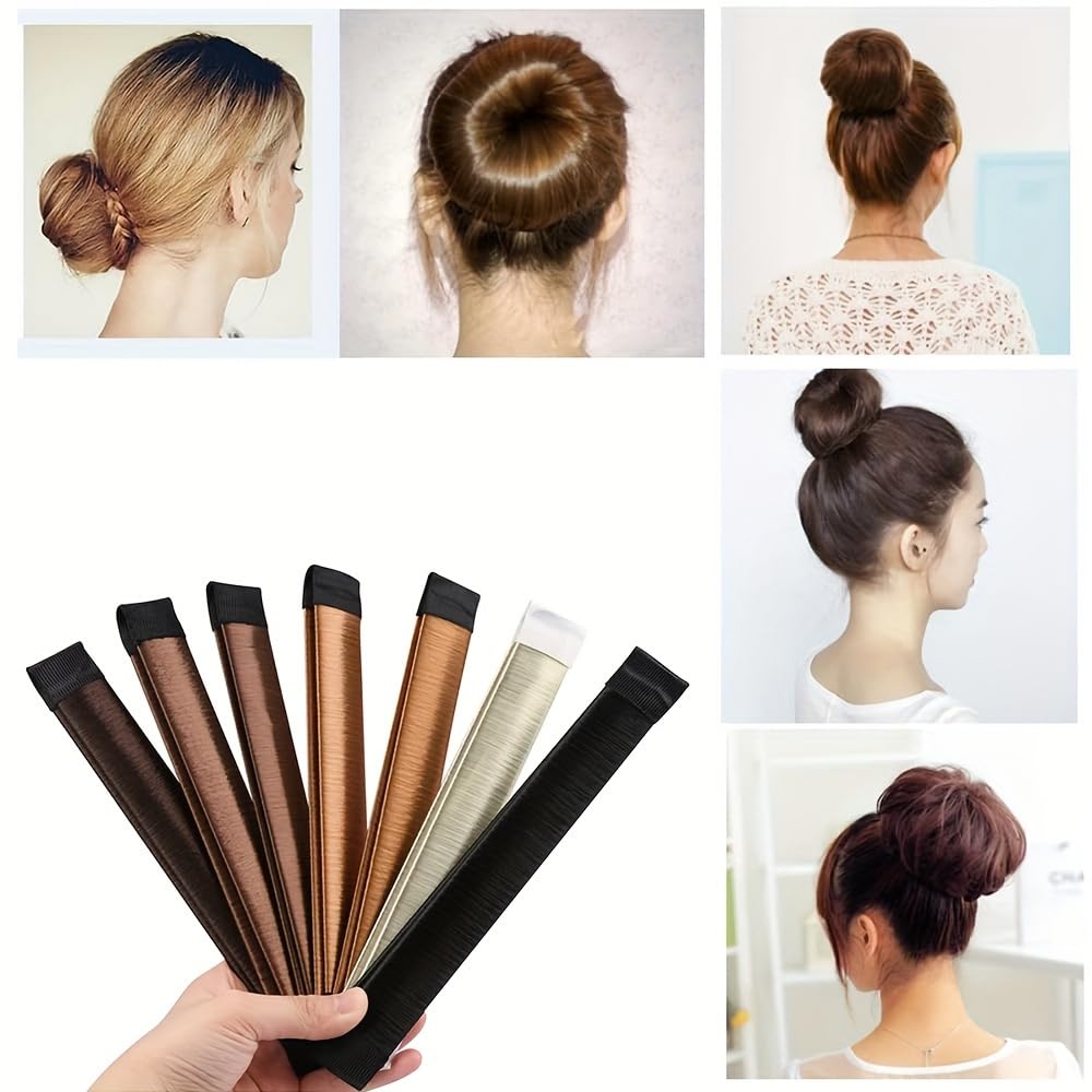 CHANDERKASH French Twist Bun Maker & Ponytail Holder - 2 Pack Hair Styling Tool for Effortless Updos, Braids & Chic Hairstyles | Perfect for Weddings, Parties & Everyday Elegance