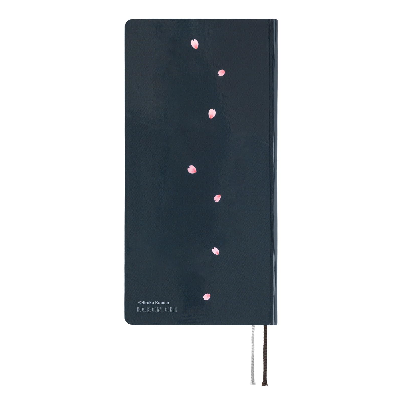 Hobonichi Techo 2025 Weekly Planner - English Version, Tall & Slim Size, January Start Date | Hiroko Kubota Night Cherry Blossom Snow Globe Design | Perfect for Daily Scheduling, Journaling & Gift Giving