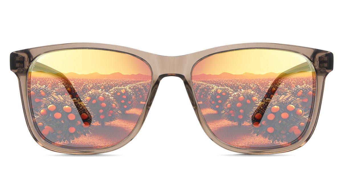 Tavo Men Prescription Tinted Sunglasses - UV Protection Polarized Lenses for Driving, Fishing & Outdoor Activities