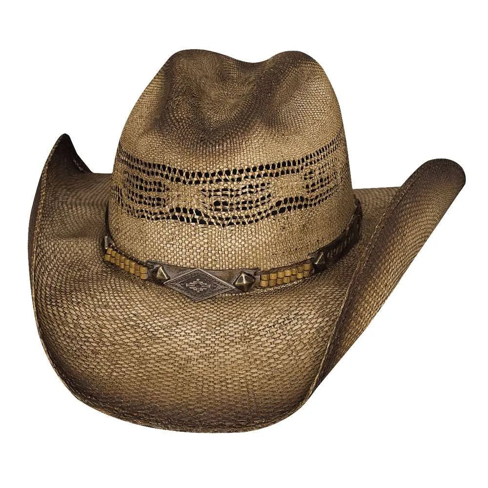 Premium Bullhide Full Speed Straw Cowboy Hat for Men - Western Style Sun Protection for Outdoor Ranchers, Farmers & Rodeo Events