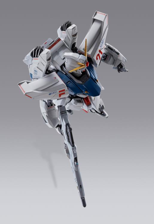 Bandai Metal Build Gundam F91 Formula 91 (Chronicle White Ver.) Exclusive Collectible Action Figure - Perfect for Anime Fans, Model Collectors & Display Showcase