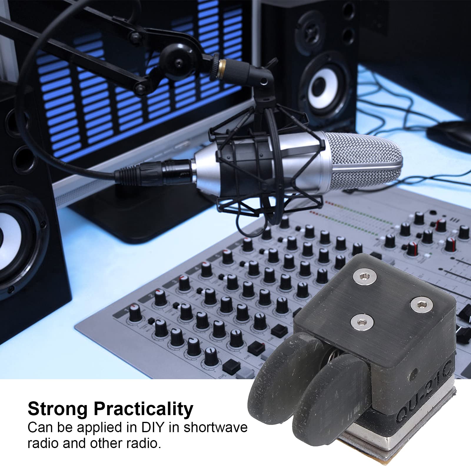 Automatic Morse Code Key Paddle - Magnetic Absorption Electric CW Key for Ham Radio, Shortwave & Morse Code Practice - Perfect for Amateur Radio Operators & Morse Enthusiasts