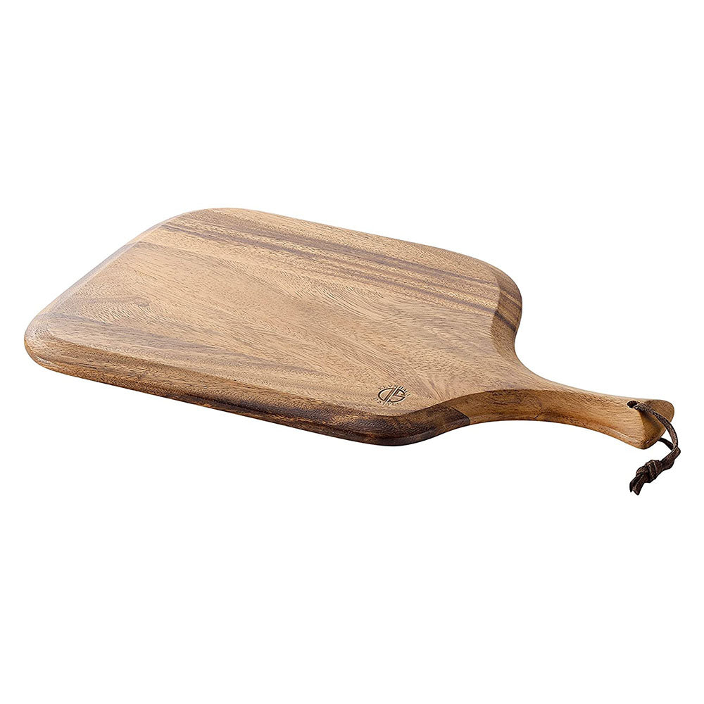 Premium Kevnhaun Bamboo Bread & Fruit Cutting Board - Non-Slip, Knife-Friendly Kitchen Essential for Slicing Bread, Fruits, and Vegetables
