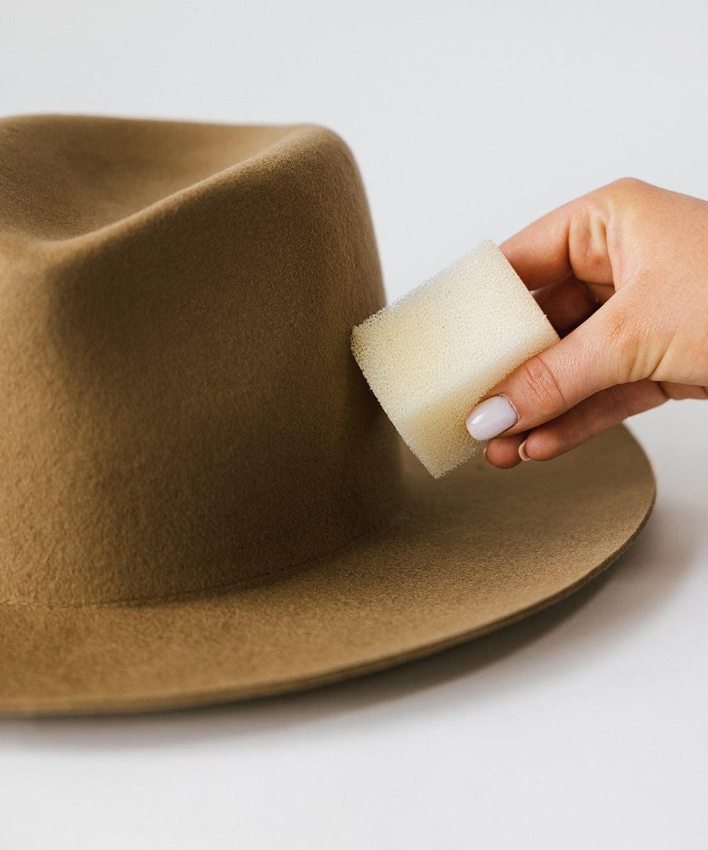 Premium Hat Cleaning Sponge - Gentle & Effective for Baseball Caps, Fedoras & More - Perfect for Home, Travel & Sports Use