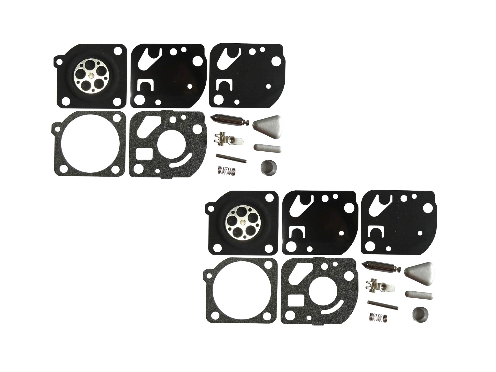 ZAMA RB-27 Carburetor Repair Kit for Echo SRM3550 SRM3800 - Replaces C1U-K10A C1U-K12 C1U-K35 C1U-K45 - 2-Pack - Perfect for Lawn Mower & Chainsaw Maintenance