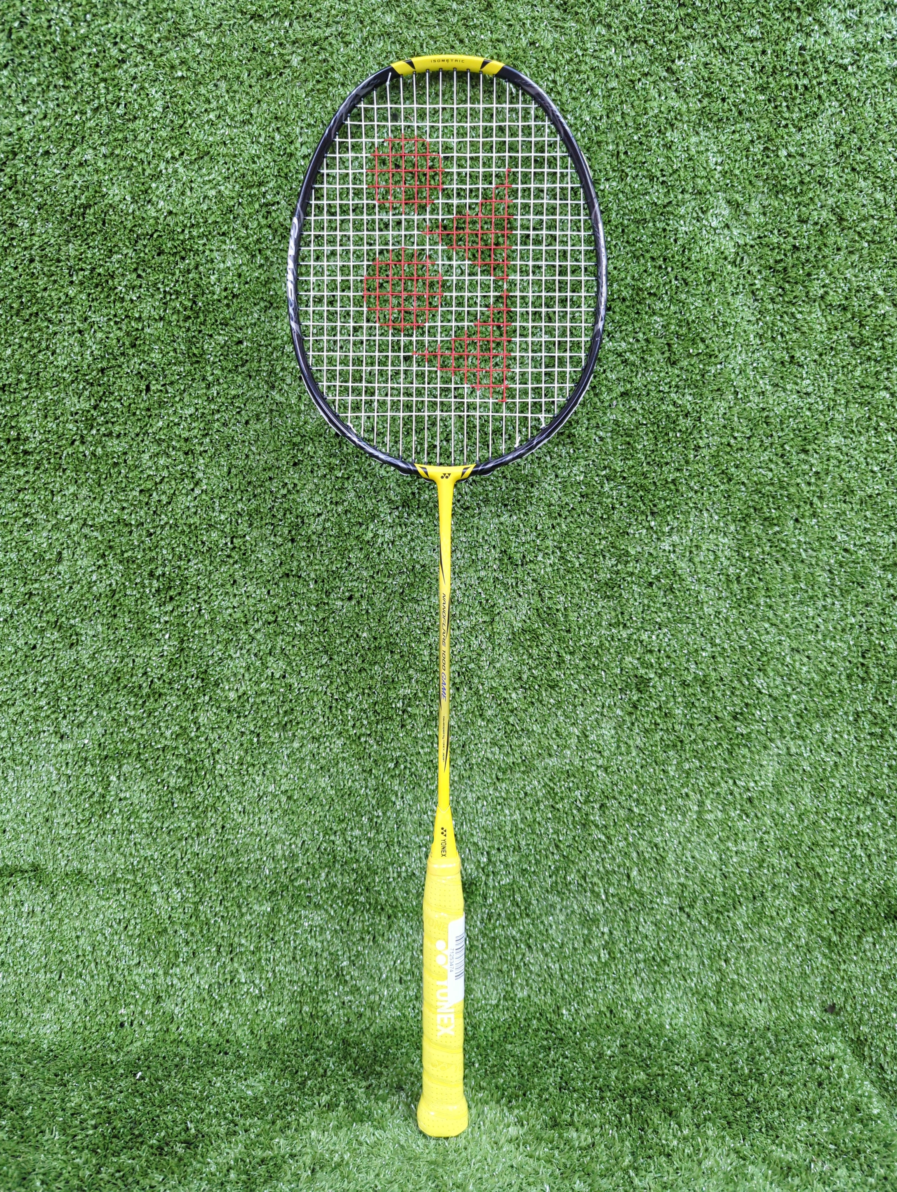 Yonex Nanoflare 1000 Game Badminton Racket - Lightning Yellow | Prestrung | High Performance | Made in Taiwan | Perfect for Competitive Play & Training
