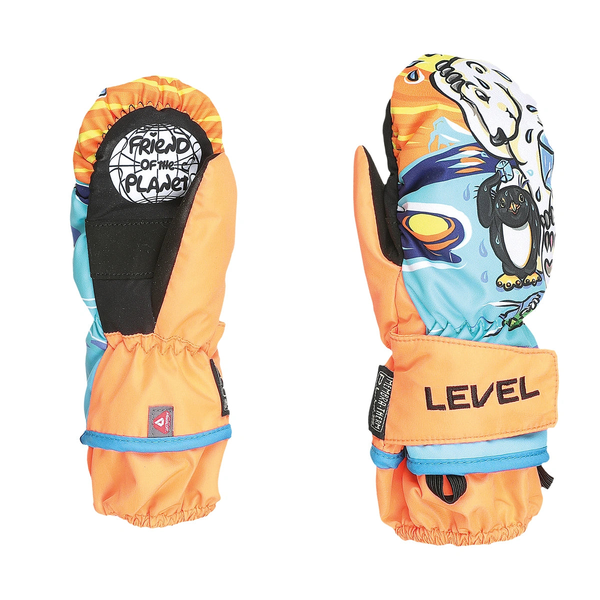 Level Animal Junior Mittens - Warm Winter Gloves for Kids - Perfect for Snow Play, Outdoor Activities, and Cold Weather Protection
