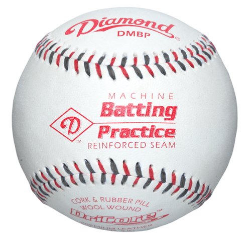 Premium Flat Seam Baseballs for Batting Practice - 12 Pack | Durable Machine Stitched Diamond Quality for Training & Drills | Perfect for Baseball, Softball & Backyard Practice