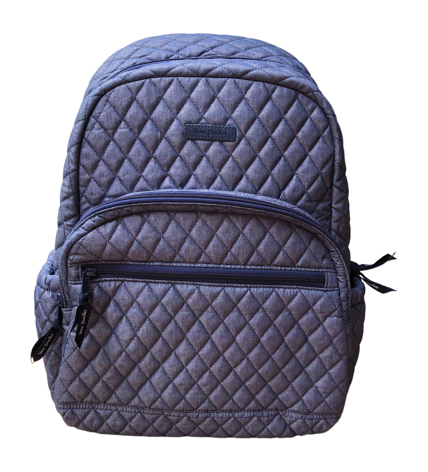 Vera Bradley Essential Backpack - Moonlight Navy | Lightweight Durable School & Travel Backpack for Women & Teens | Perfect for College, Work & Everyday Use