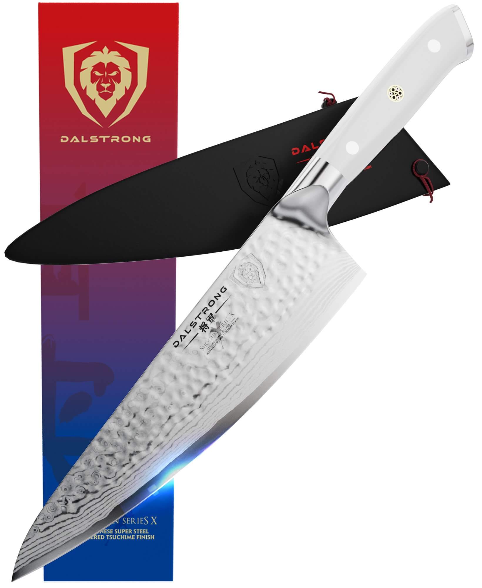 Premium 8-Inch Chef's Knife - Shogun Series X with Colored ABS Handle by Dalstrong | Professional Kitchen Knife for Slicing, Dicing & Chopping | Perfect for Home Cooks & Professional Chefs