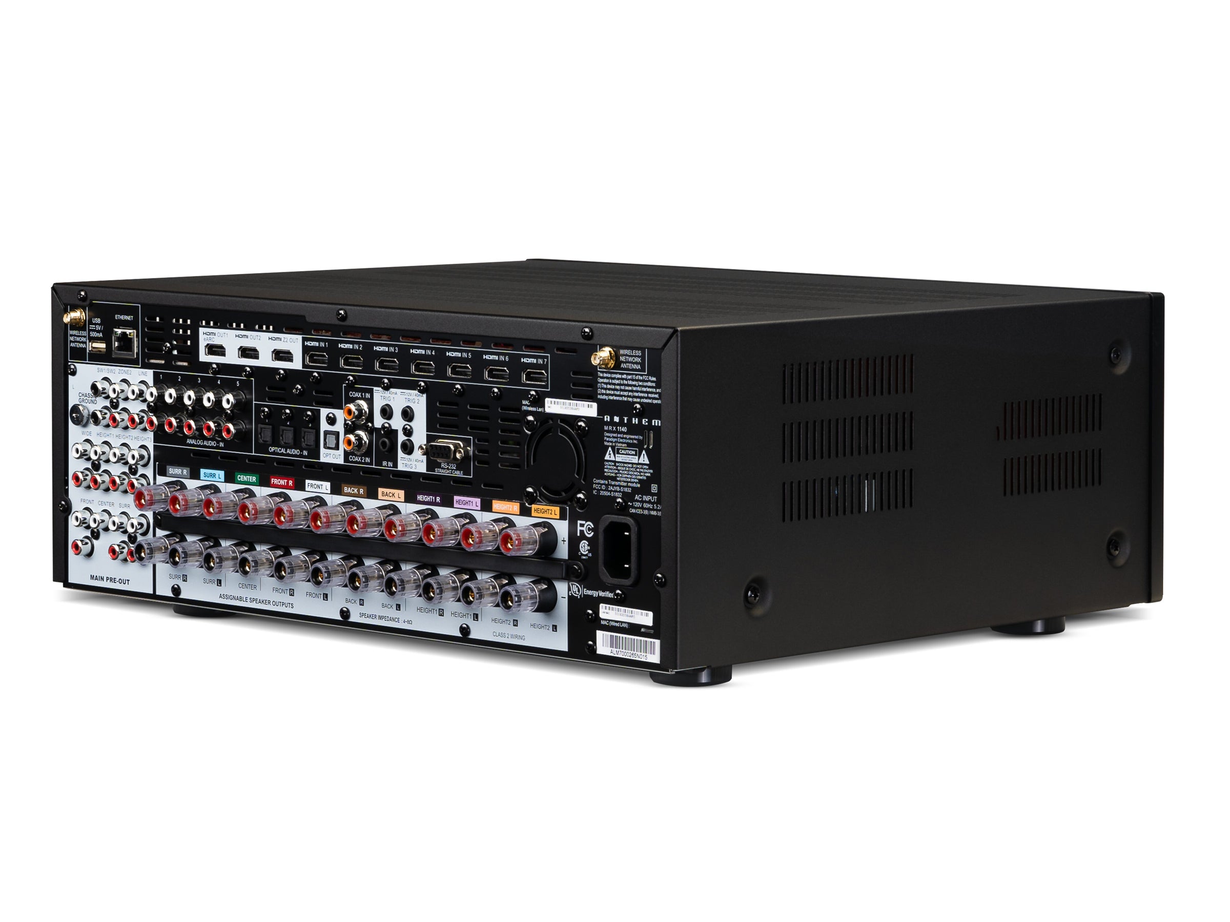 Anthem MRX 1140 8K AV Receiver - Premium Home Theater Audio System with Dolby Atmos & IMAX Enhanced for Movies, Music & Gaming (Perfect for Living Room & Home Cinema Setup)