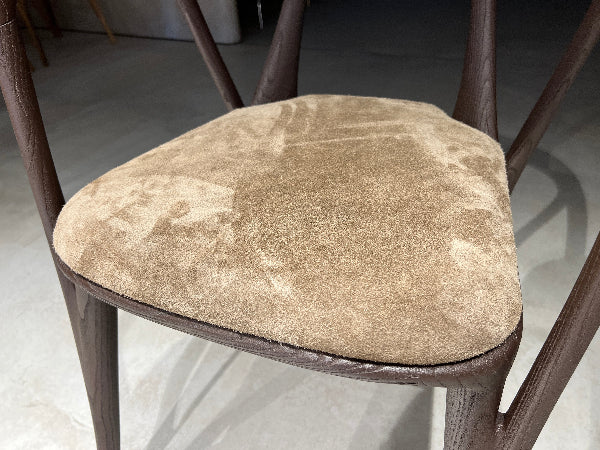 Premium Solid Walnut Dining Chair - Italian Style Luxury Wooden Chair for Home, Restaurant & Office - Elegant & Durable Seating Solution