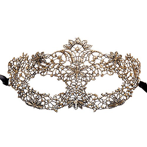 Scary Halloween Mask - Vintage Lace Catwoman Masquerade Mask for Prom, Party & Halloween Decorations | Spooky Outdoor & Indoor Halloween Decor