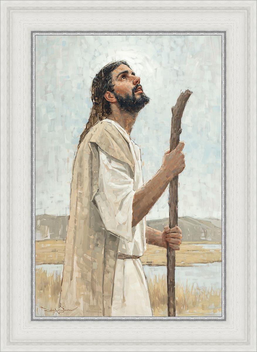 Our Shepherd By Dan Wilson - Handcrafted Home Decor for Christian Families - Perfect for Living Room, Bedroom & Gift Giving