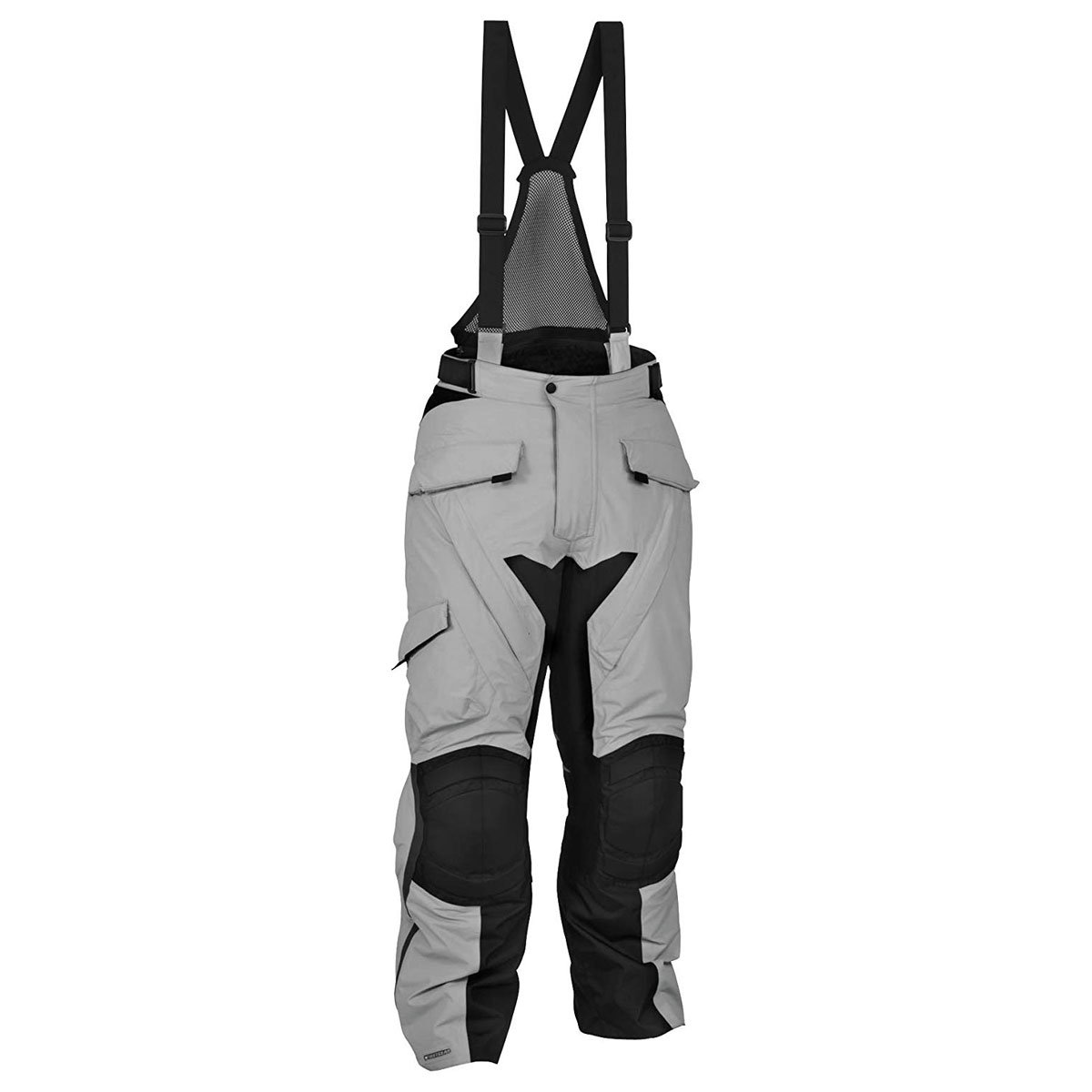 Firstgear Men's Kathmandu Black & Dark Gray Motorcycle Pants FTP.1208.02.M238 - Durable Riding Gear for Adventure Touring & Long-Distance Motorcycle Trips