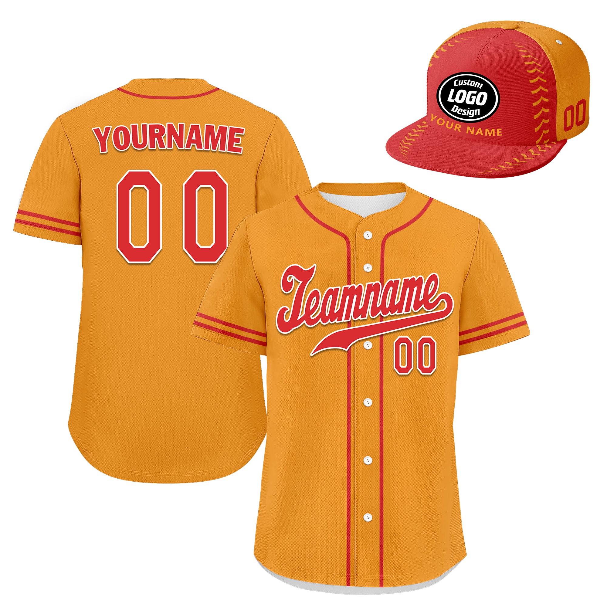 Custom Personalized Jersey and Hat Combo - Embroidered Sports Apparel for Teams & Fans - Perfect for Games, Events, and Fan Gear