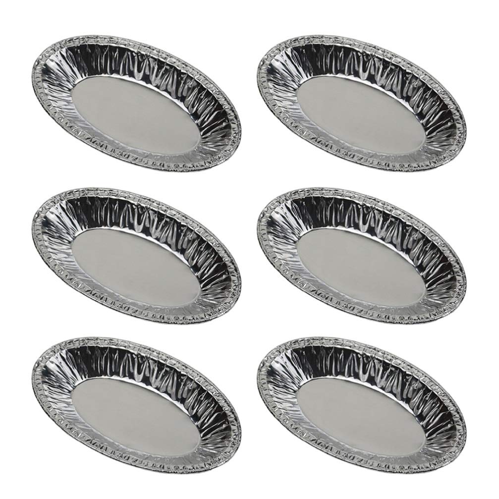 **Hemoton 250pcs Disposable Foil Baking Cups - Round Egg Tart Molds, Muffin & Cupcake Liners, Metallic Cookie & Pudding Pans for Baking, Desserts, and Party Treats**