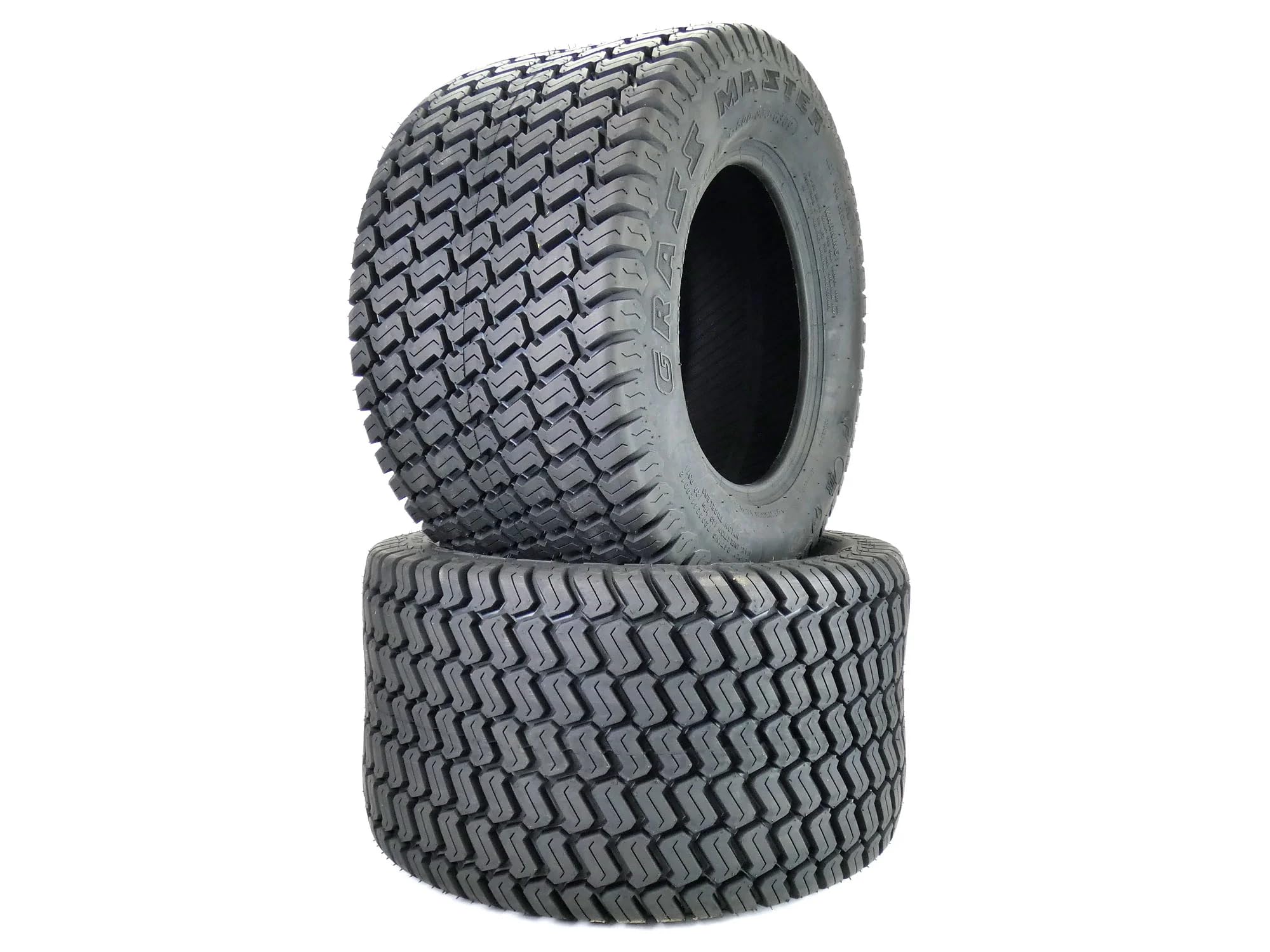 (2 Pack) OTR 24x12.00-12 Grassmaster 4 Ply Tires for Zero Turn Mowers - Heavy Duty Lawn Tractor Tires for Golf Courses, Parks & Large Yards