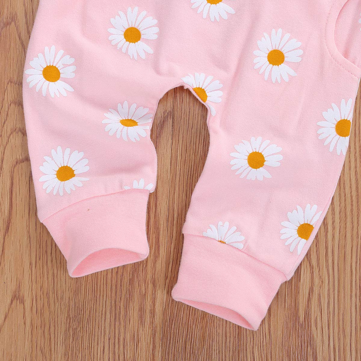 3Pcs Baby Girl Outfits - Daisy Print Sweatshirt, Pants & Headband Set | Soft Cotton Infant Winter Clothes for 0-24 Months | Perfect for Fall Photoshoots, Holiday Gifts & Playdates