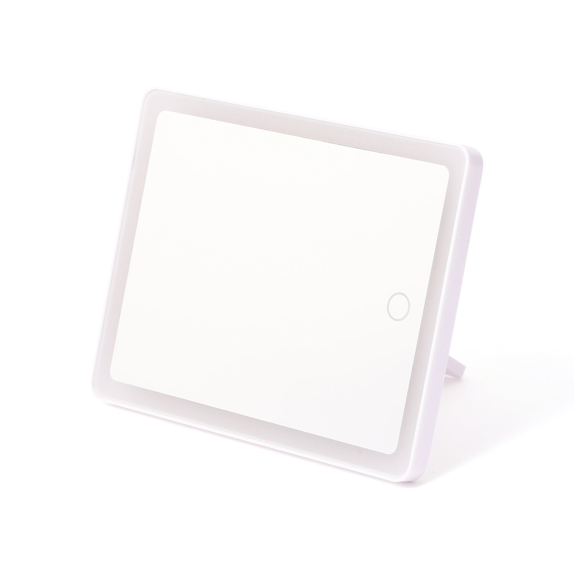 Lucio LED Stand Mirror with Adjustable Brightness - Vanity Makeup Mirror for Home & Salon - Perfect for Makeup, Skincare, and Hairstyling
